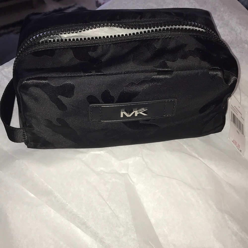 Black Camo MK toiletries bag, Last markdown:)